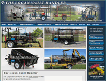 Tablet Screenshot of loganhandlers.com